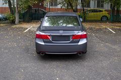 Накладка на задний бампер Honda Accord IX (седан) 2012-2015